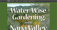 Desktop Screenshot of napa.watersavingplants.com