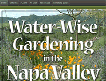 Tablet Screenshot of napa.watersavingplants.com