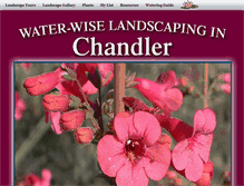 Tablet Screenshot of chandler.watersavingplants.com