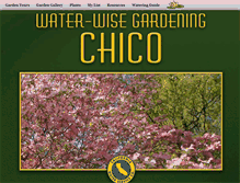 Tablet Screenshot of chico.watersavingplants.com